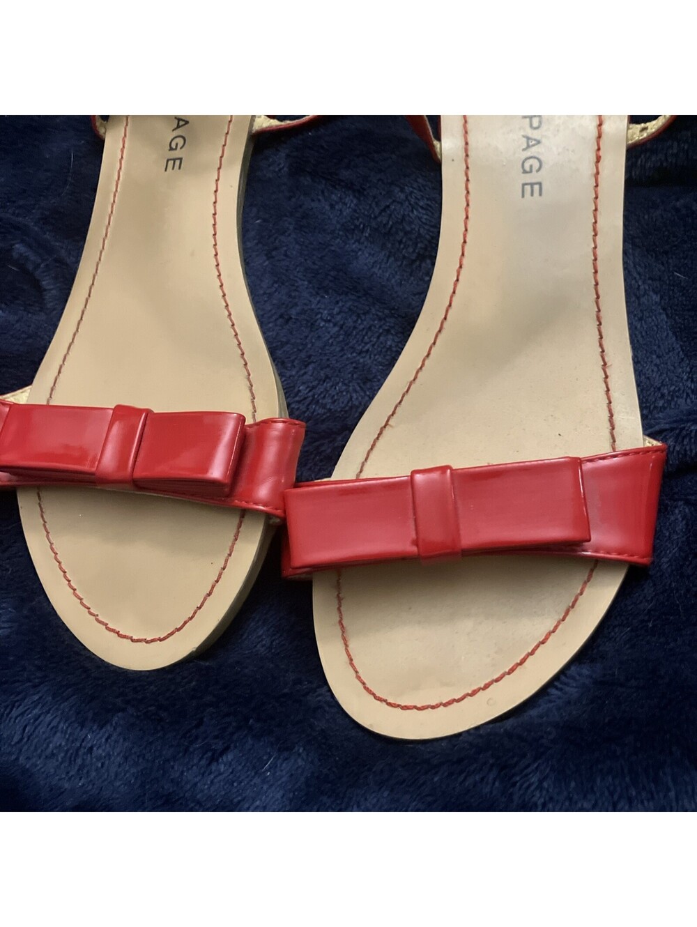Red Rampage Open Toe Sandals - Picture 3 of 7